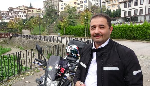 Engelli motosikletli, 28 günde 10 bin kilometre katetti