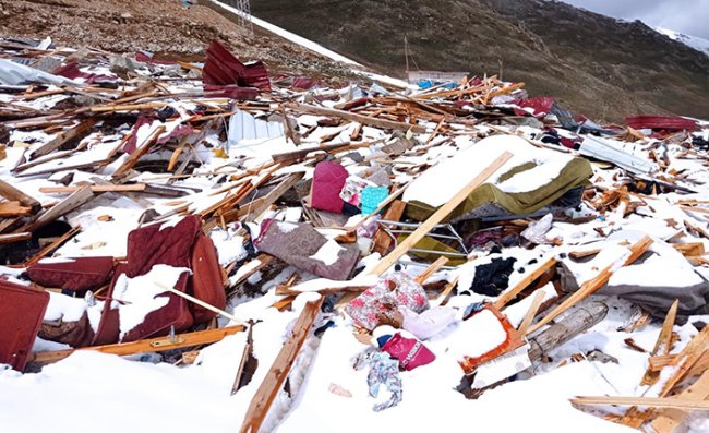Rize’de Çığ Düşen Yaylada 9 Evde Hasar Oluştu