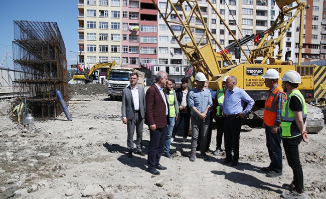 Başkan Metin, Kentsel Dönüşüm Çalışmalarını İnceledi