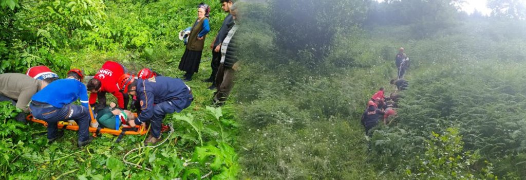 Rize’de İlkel Teleferik Kazasında Teyze Öldü, Yeğeni Yaralı