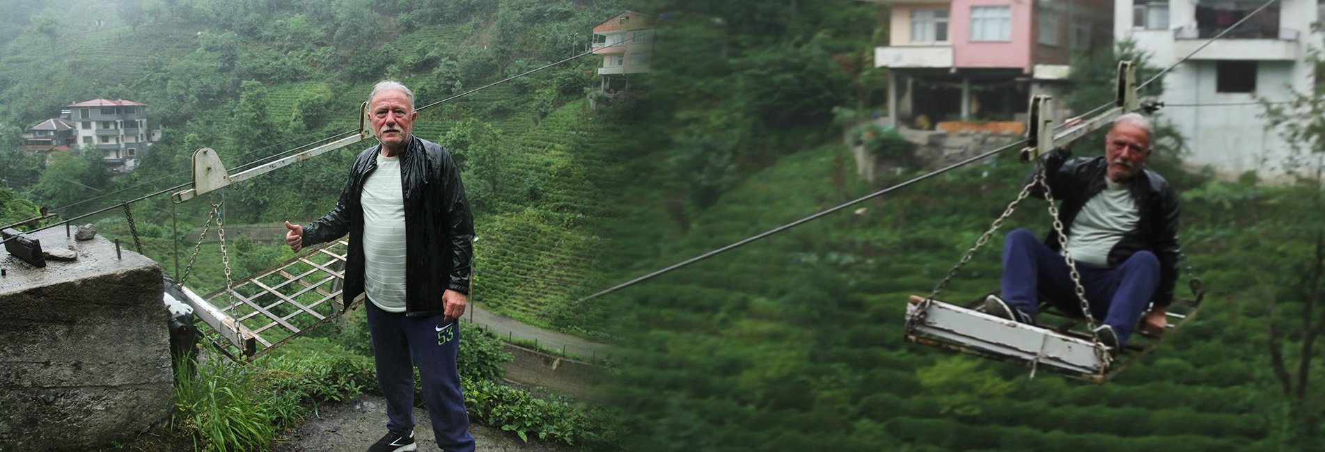 İlkel teleferikler can alıyor ama yöre halkı vazgeçemiyor