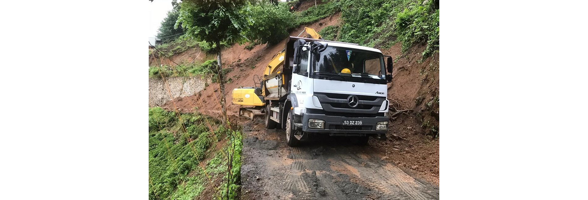 Rize'de Yağışlar Heyelanlara Neden Oldu