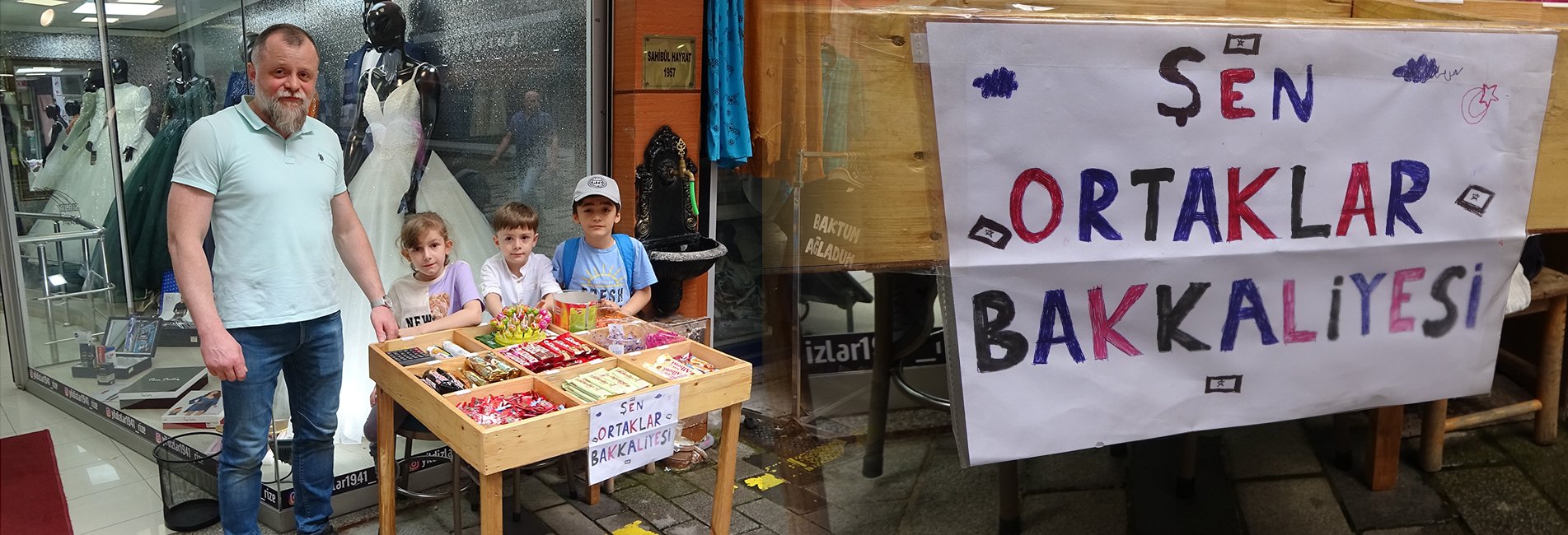 Rize'nin 'Şen Ortakları' Açtıkları Tezgah İle Herkesin İlgi Odağı Oldular