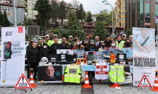 Rize'de '5 Adımda Güvenli Trafik' Etkinliği