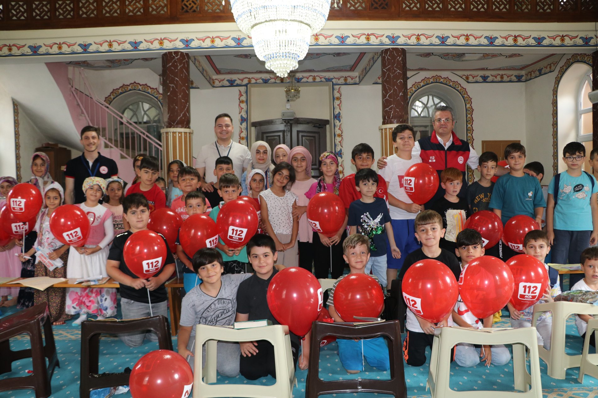 Kur’an-ı Kerim Kursu Öğrencilerine 112 Acil Çağrı Merkezinin Önemi Anlatıldı