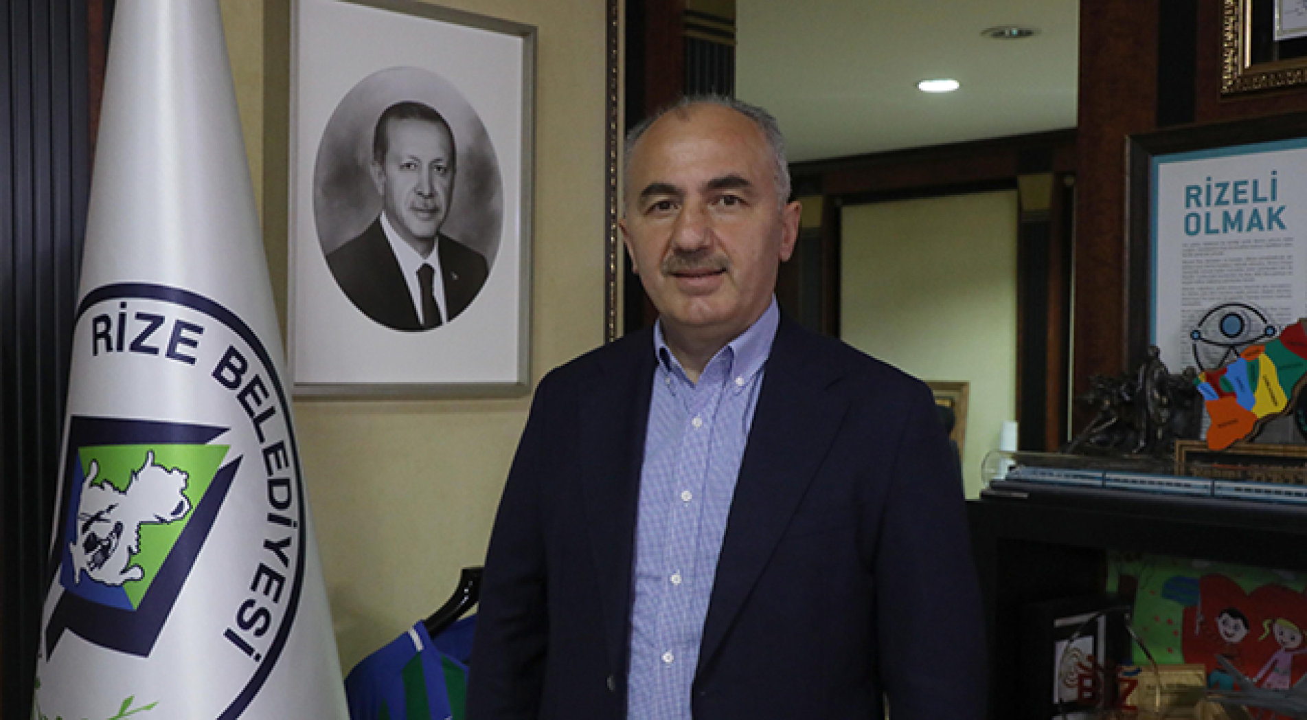 Rize'nin su ihtiyacını 50 yıl karşılayacak gölet inşa ediliyor