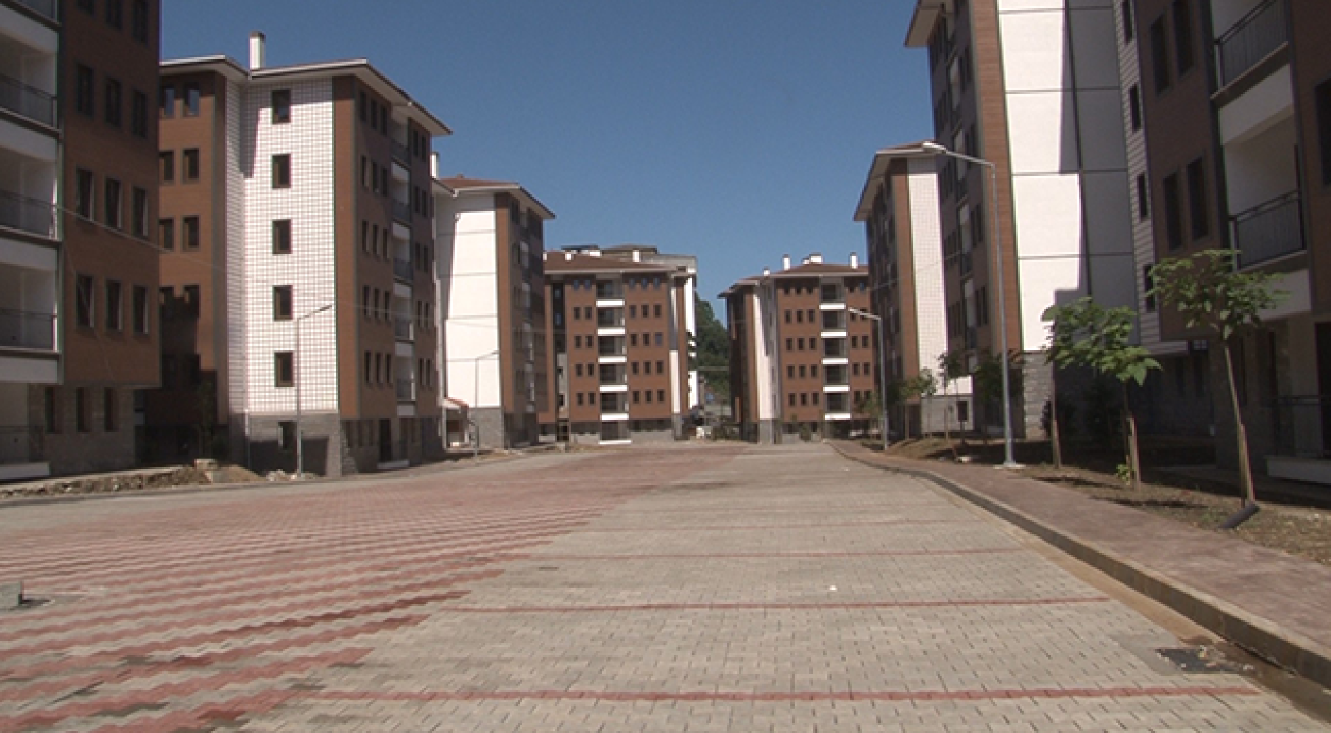 Rize'de Salarha Toplu Konutları'nın inşaatında sona doğru gelindi