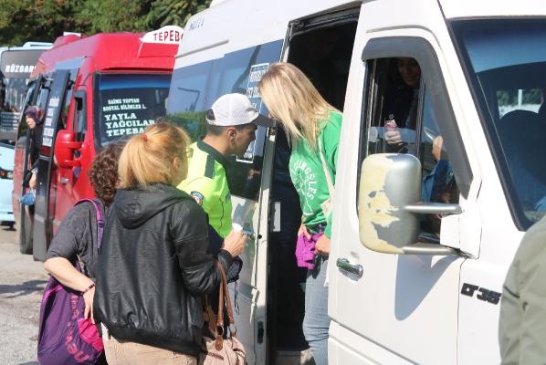Zonguldak'ta toplu taşıma araçları denetlendi