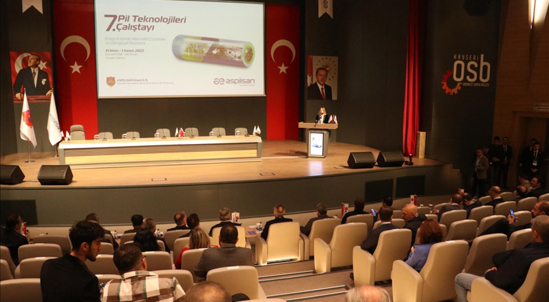 7. Pil Teknolojileri Çalıştayı Kayseri'de başladı