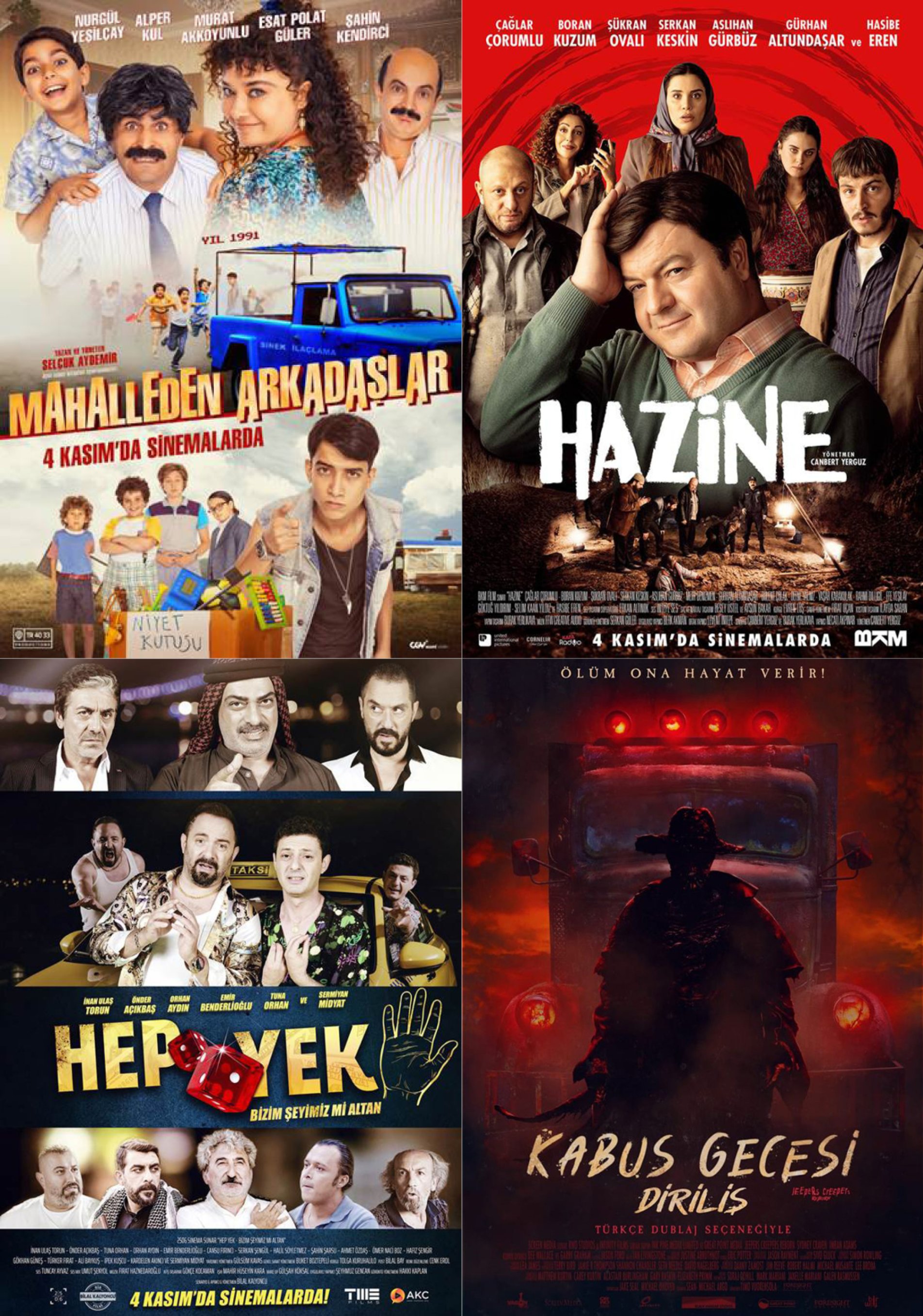 Rize'de Bu Hafta 4 Yeni Film Vizyonda