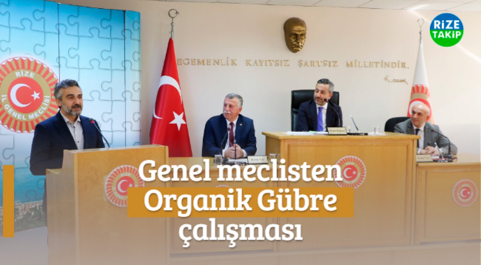 Rize İl Genel Meclisi'nden Organik Gübre Çalışması