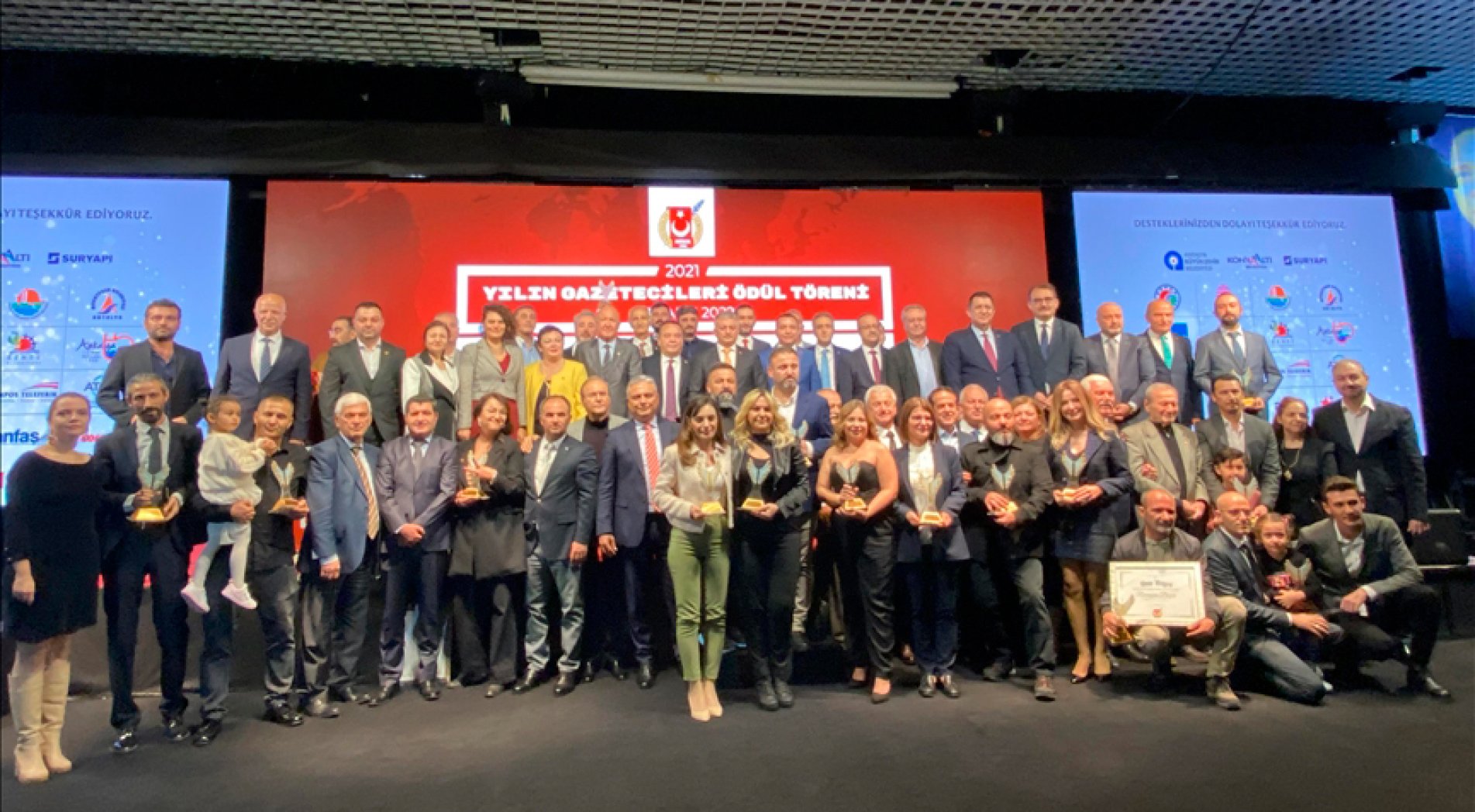 Antalya Gazeteciler Cemiyeti 2021 Yılı Basın Ödülleri dağıtıldı