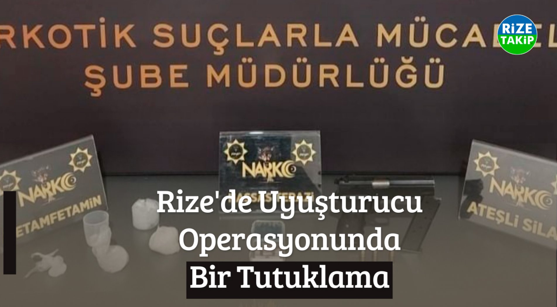 Rize'de Uyuşturucu Operasyonu: 1 Tutuklama