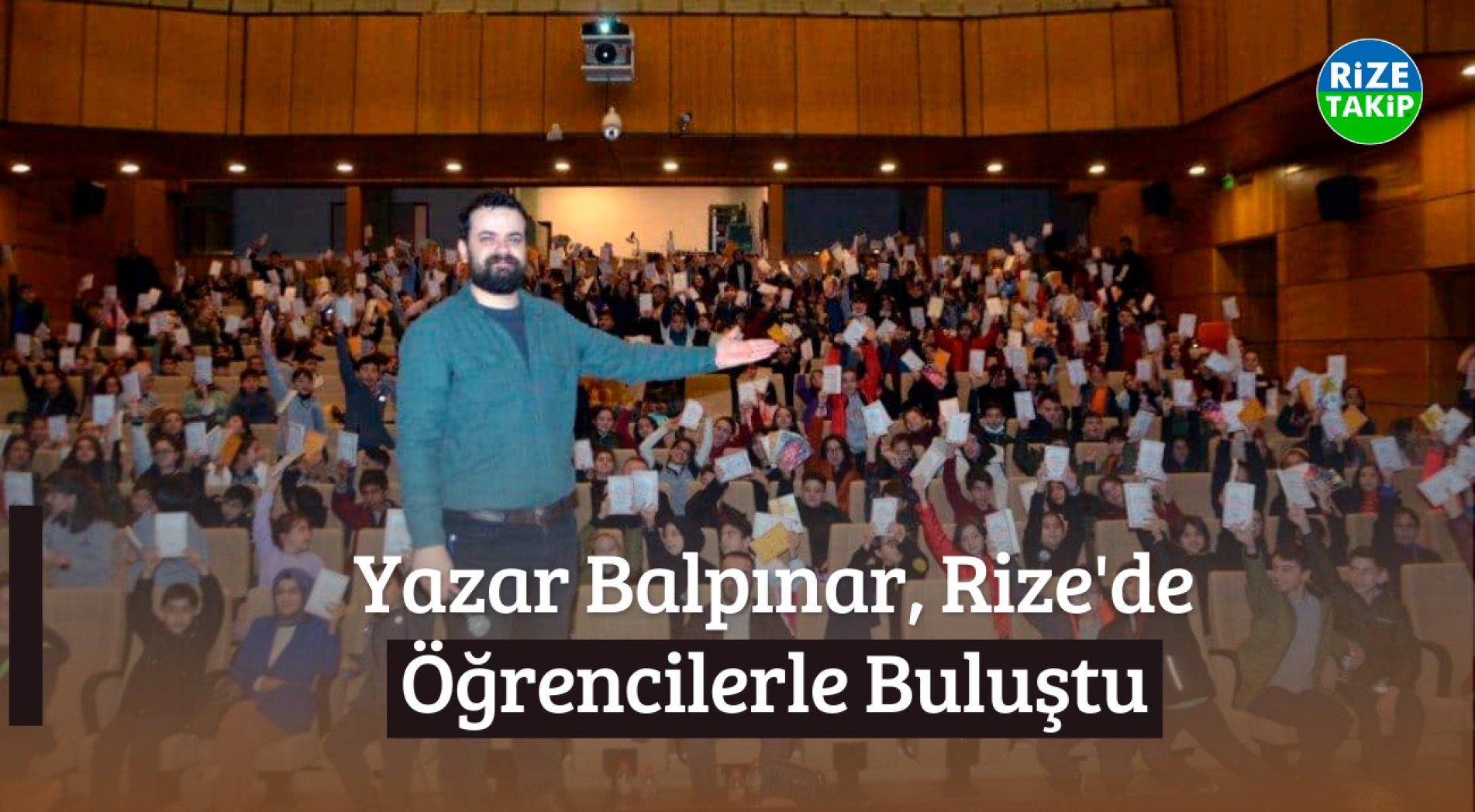 Yazar Balpınar, Rize'de Öğrencilerle Buluştu