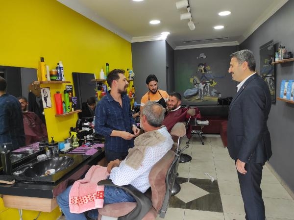 Başkan Eroğlu'ndan esnaf ziyaretleri