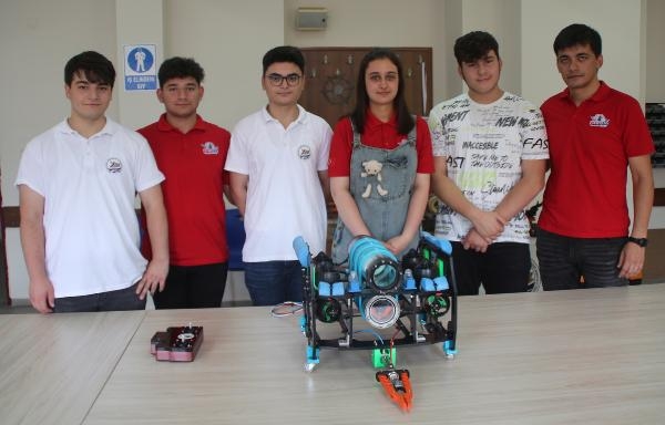 Meslek liseliler, insansız su altı aracıyla TEKNOFEST'e hazır