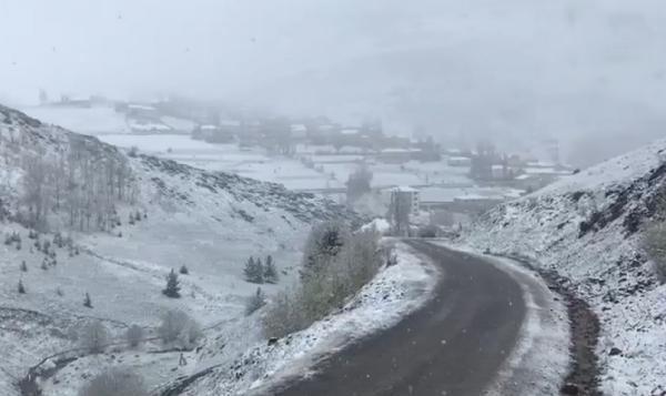 Karadeniz'in Yüksekleri Karla Beyaza Büründü