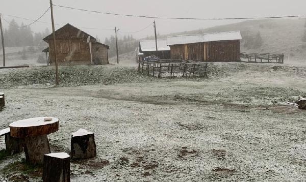 Doğu Karadeniz'de Yaylalarda Kar Sürprizi