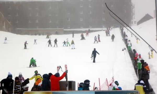 Kartalkaya'da sömestir tatilinde otellerin doluluk oranı yüzde 90