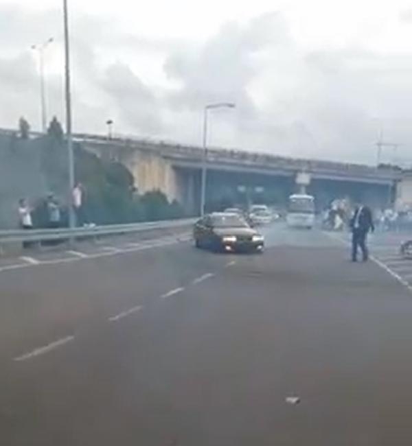 Karadeniz Sahil Yolu'nda drift yapan 2 sürücüye 30 bin TL ceza