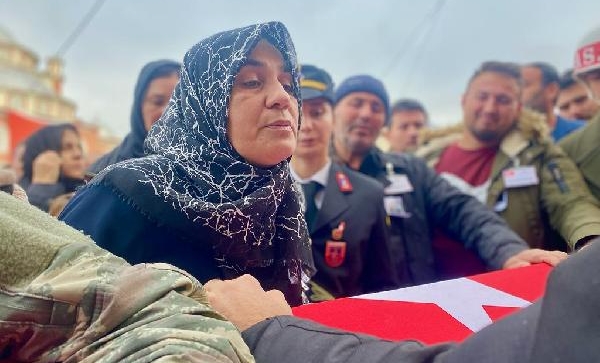 Şehit Uzman Çavuş Yıldız, son yolculuğuna uğurlandı