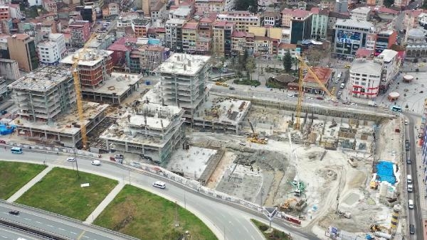 Rize'de 1806 Fore Kazık Üzerine Yapılar Yükseliyor