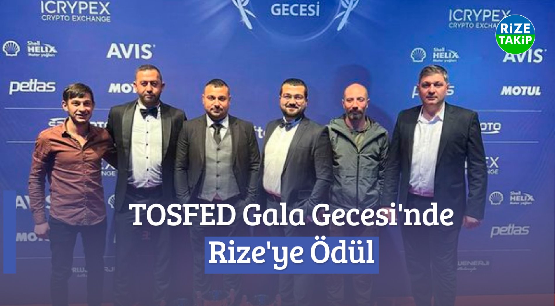 TOSFED Gala Gecesi'nde Rize'ye Ödül