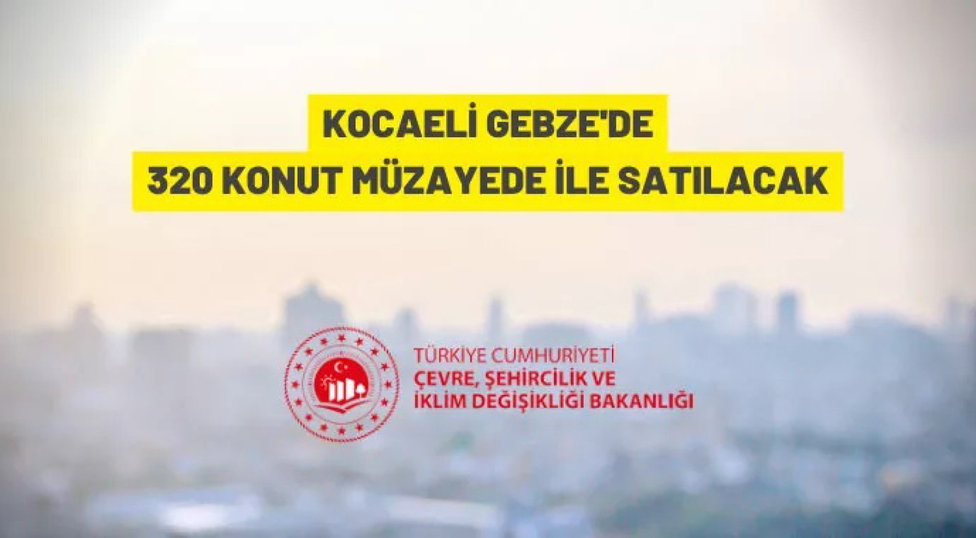 Kocaeli'nin Gebze ilçesinde 320 konut satışa çıktı