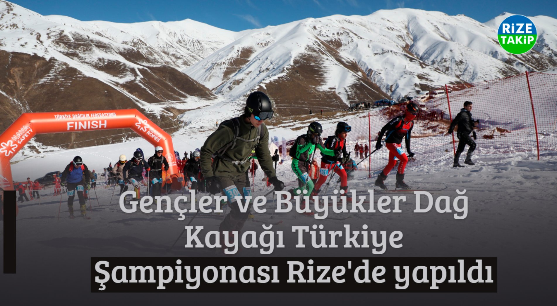 Gençler ve Büyükler Dağ Kayağı Türkiye Şampiyonası Rize'de Yapıldı