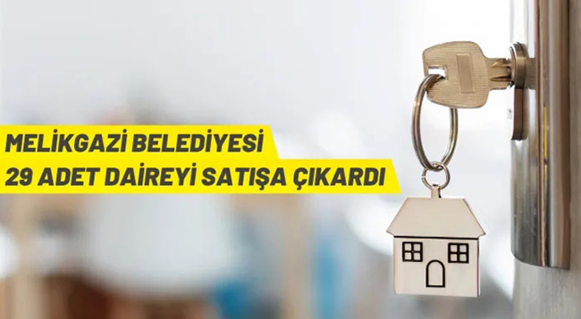 Melikgazi Belediyesi'nden satılık daireler