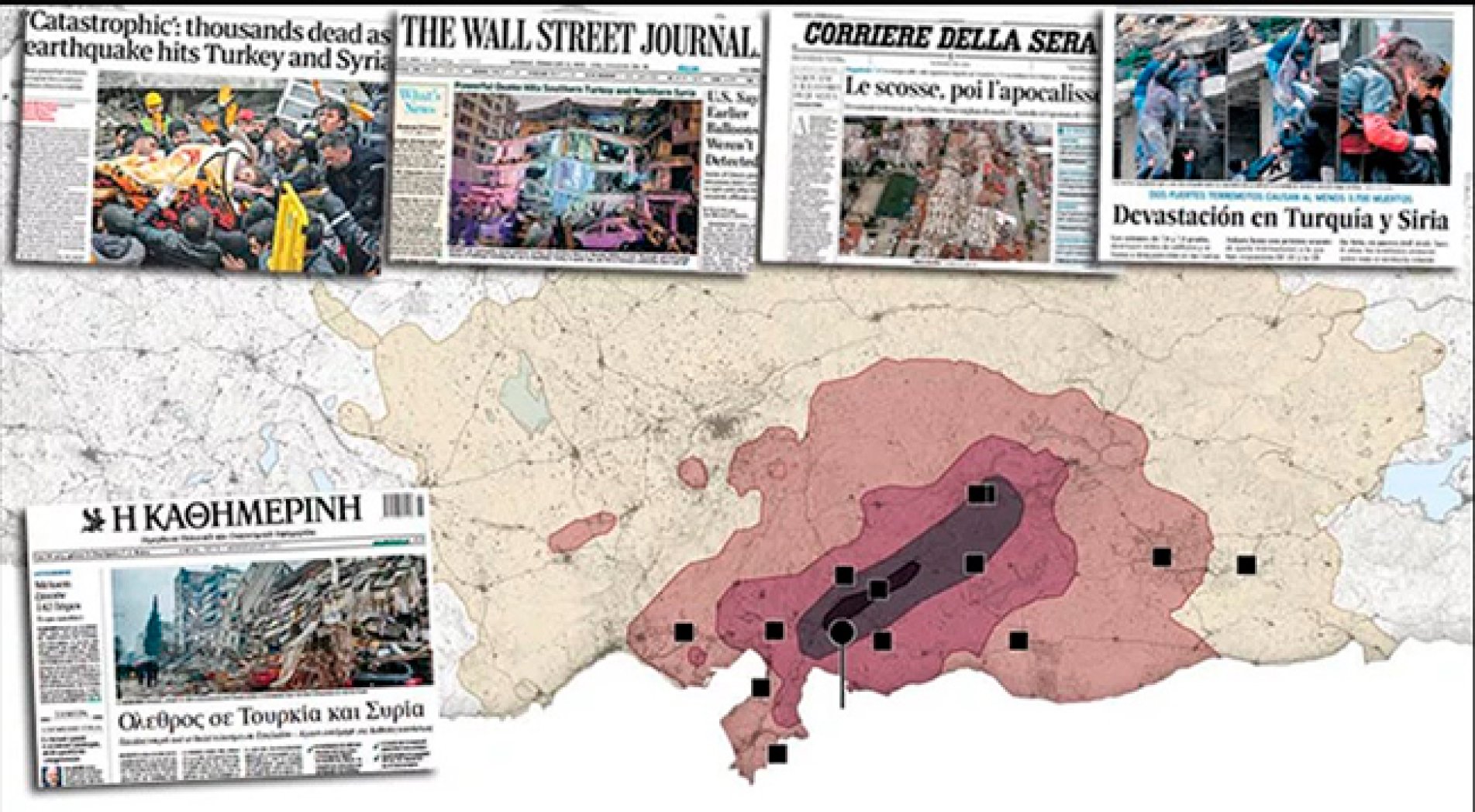 Dünya Basını '100 Yılın En Büyük Felaketi' Manşetini Attı