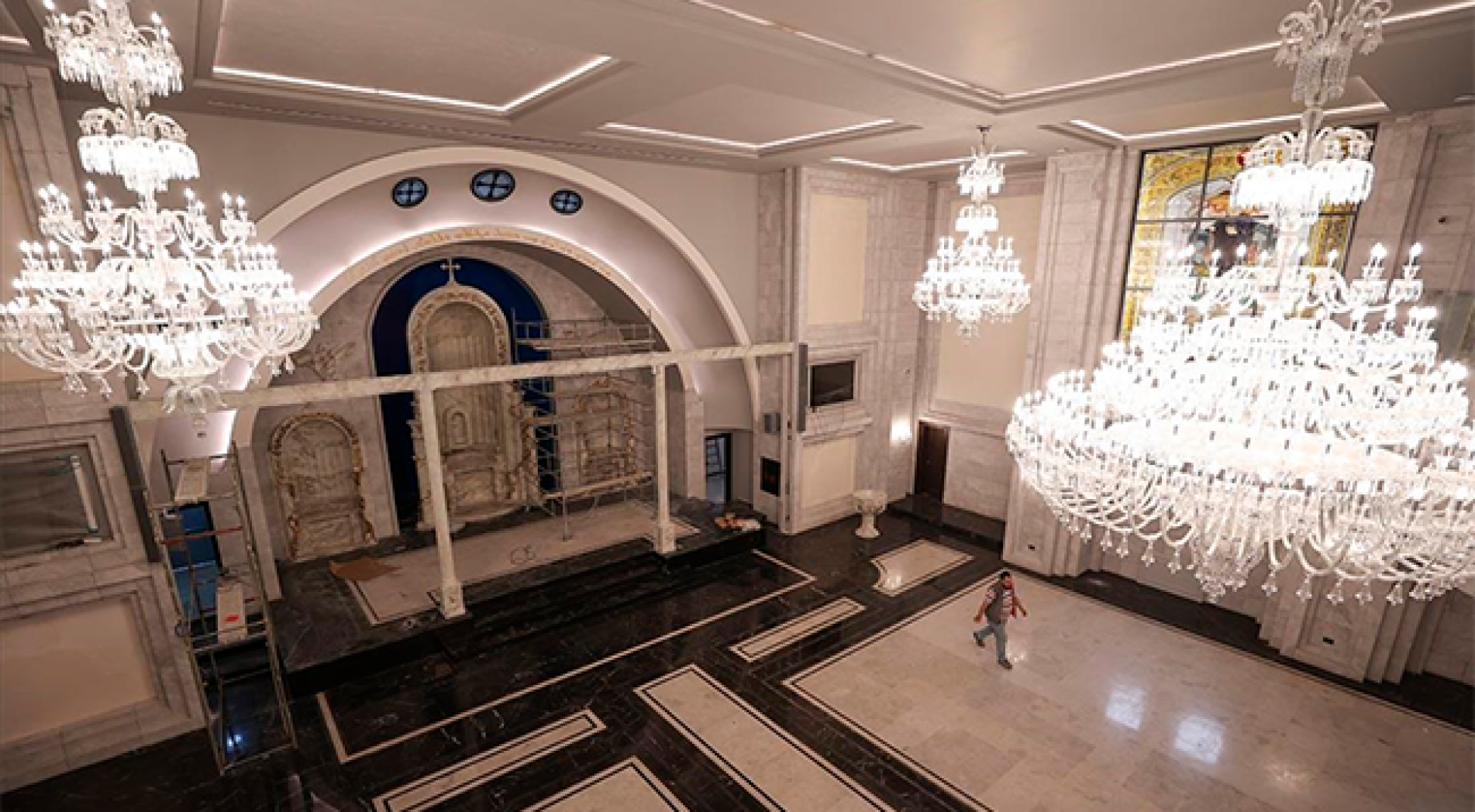 Cumhuriyet tarihinin ilk kilisesi açılış geri sayıyor