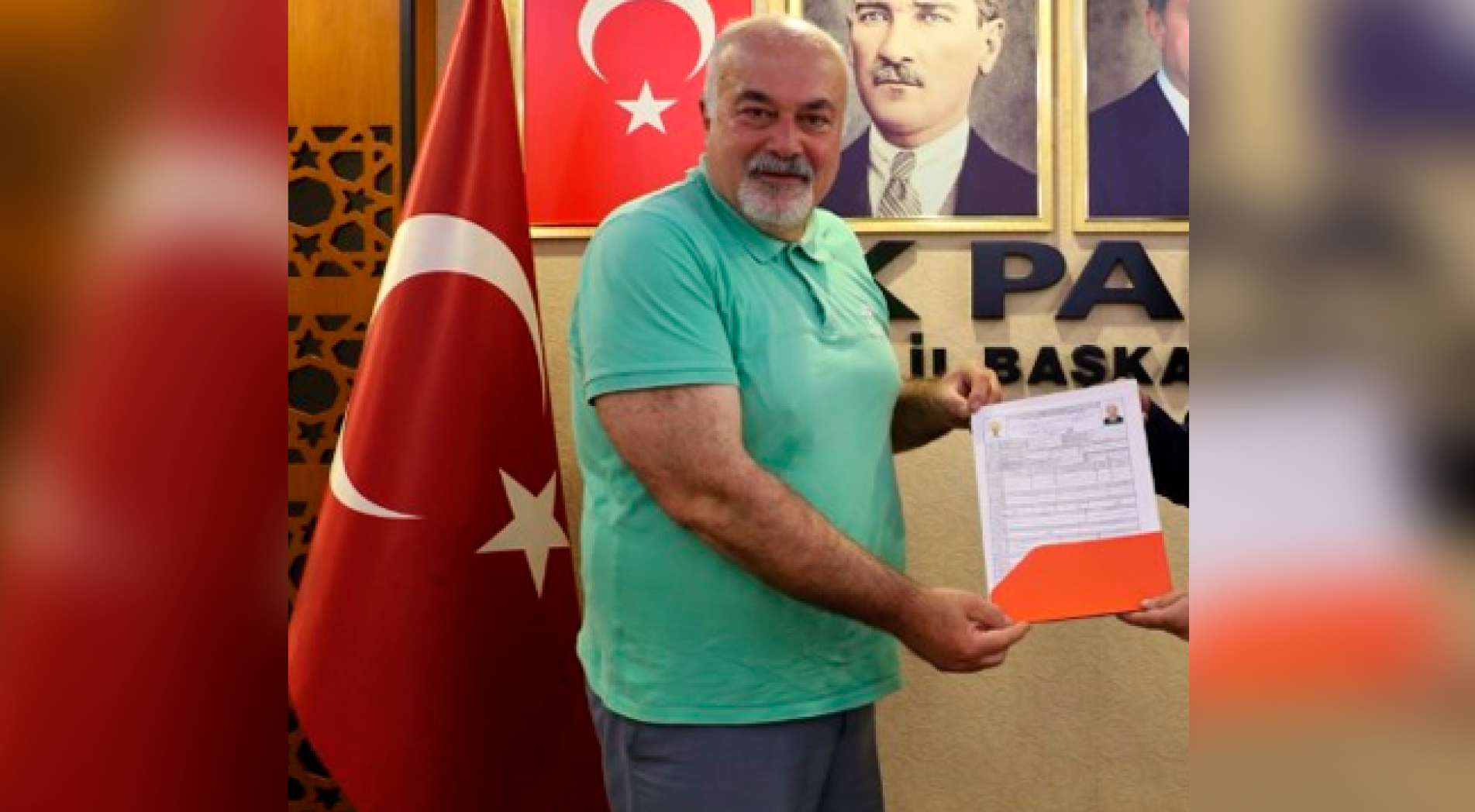 O adayın başvurusu iptal edildi