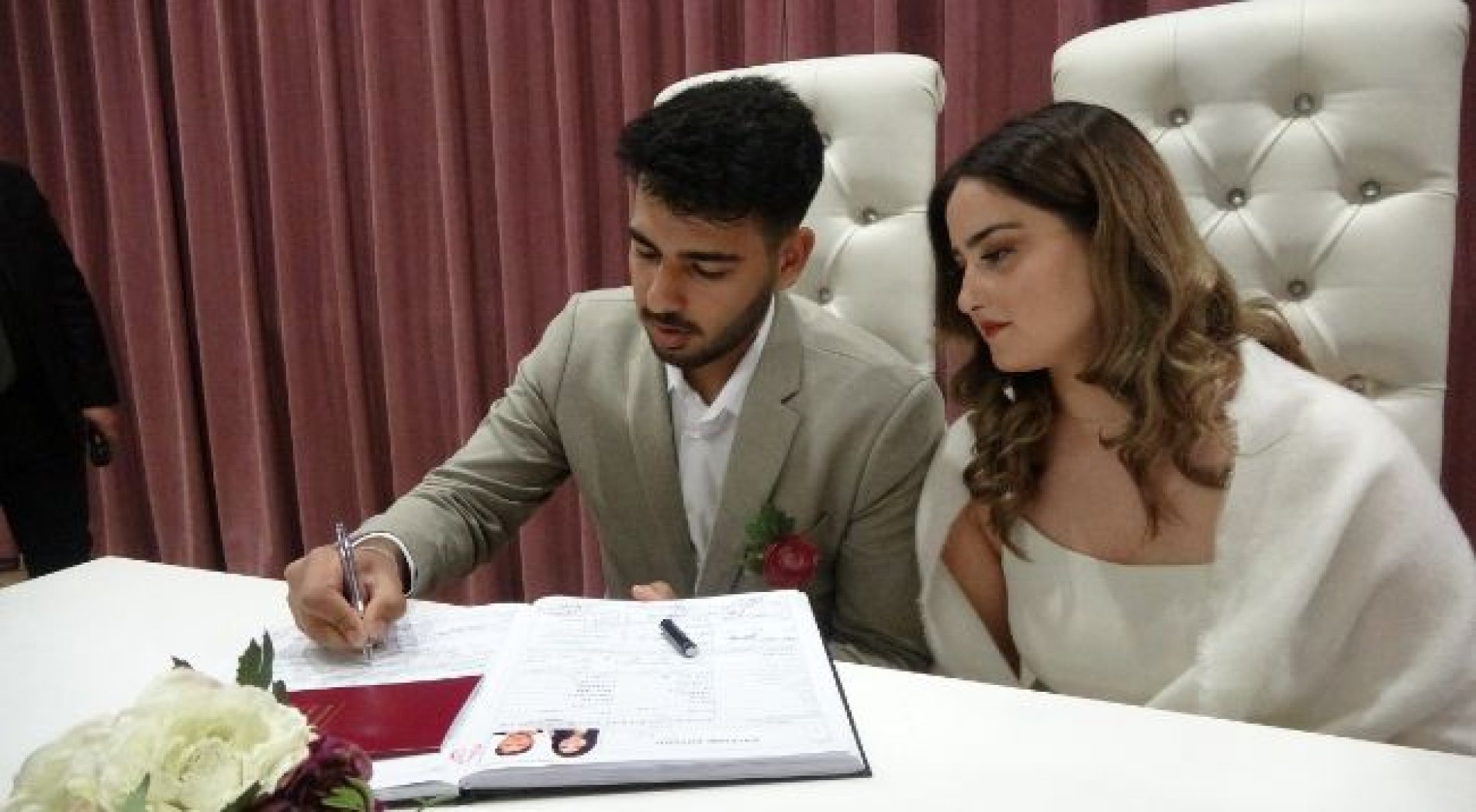 Nikahları Trabzon'da kıyıldı