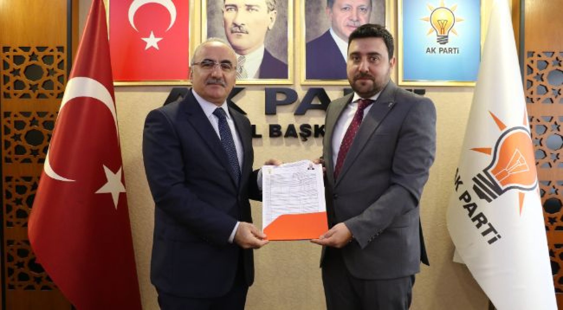 Harun Mertoğlu AK Parti Rize'den aday adaylığı başvurusunu yaptı