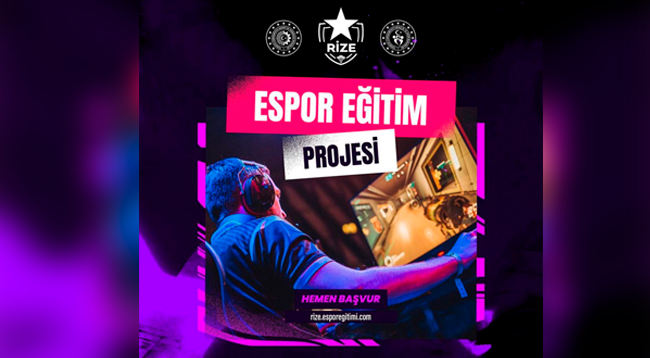 Rize Espor Eğitim Projesi’ne Başvurular Devam Ediyor