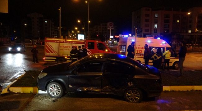 Çorum'da kaza: 3 yaralı