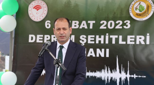Artvin'de 6 Şubat Deprem Şehitleri Hatıra Ormanı oluşturuldu