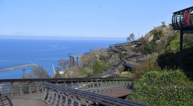 Boztepe Yürüyüş Platformu ve Seyir Terası ziyaretçisiyle buluşacak