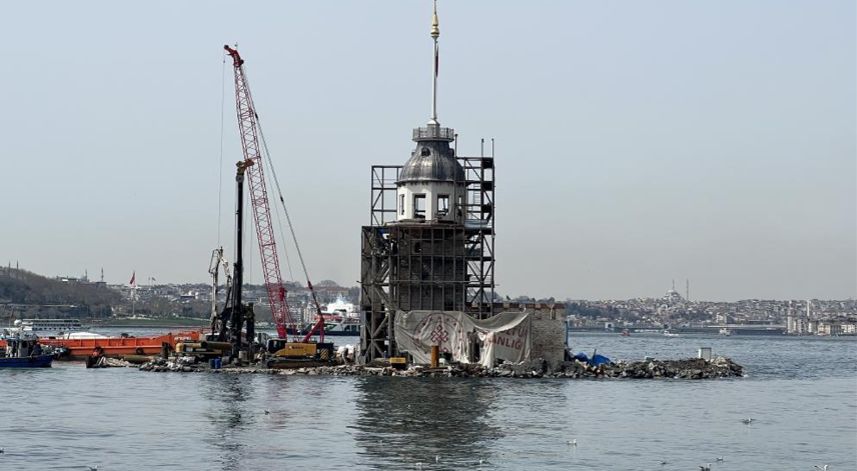 Kız Kulesi yeniden görüldü