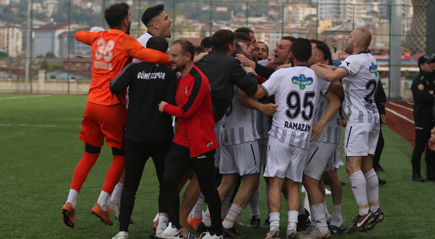 Rize Süper Amatör'de Şampiyon Güneysuspor