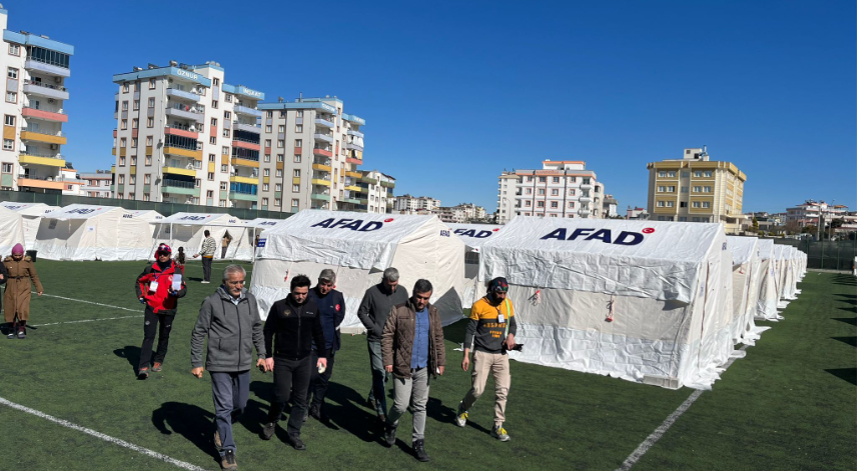 Afet Bölgesinde görev alan İl Müdürlüğü personellerinin görevleri bitti