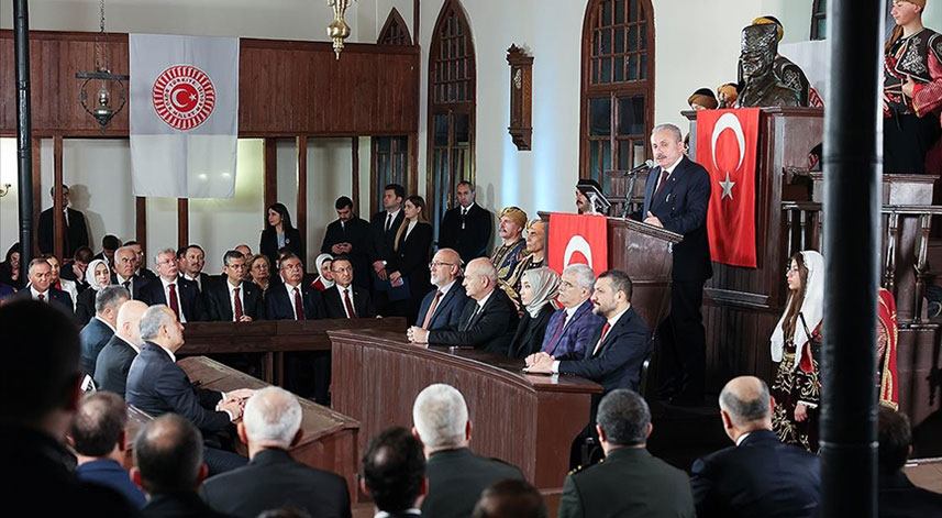 TBMM'nin açılışının 103. yıl dönümünde Birinci Meclis'te tören düzenlendi