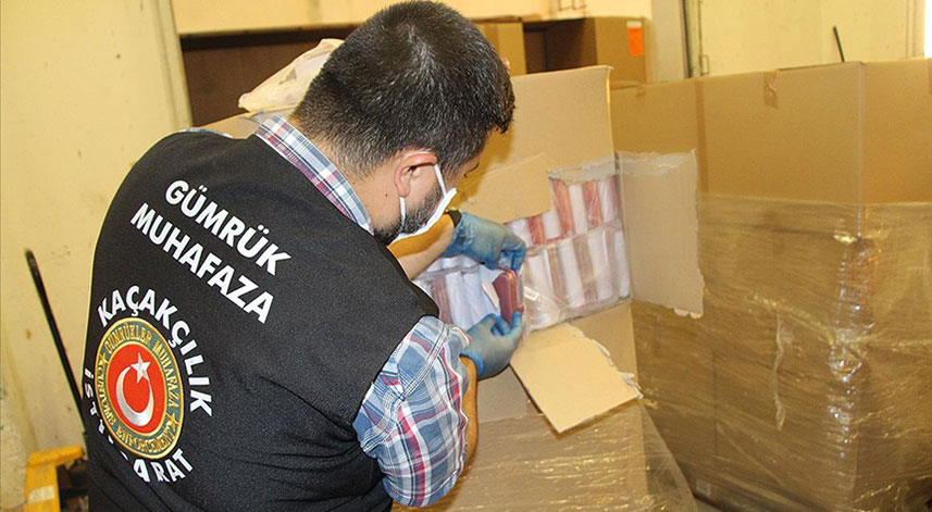 2022'de 46 milyon liralık kaçak eşya ele geçirildi