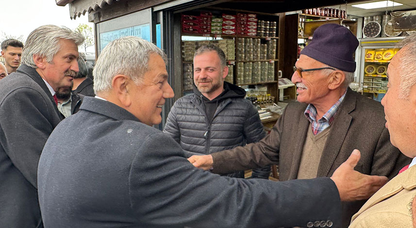 Millet İttifakı adayları İyidere'de vatandaşlarla buluştu