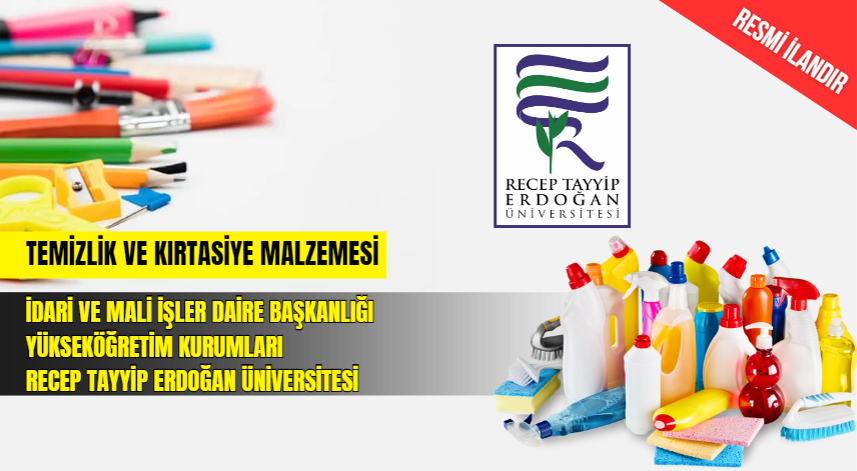 TEMİZLİK VE KIRTASİYE MALZEMESİ