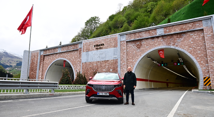 Yeni Zigana Tüneli yarın hizmete giriyor