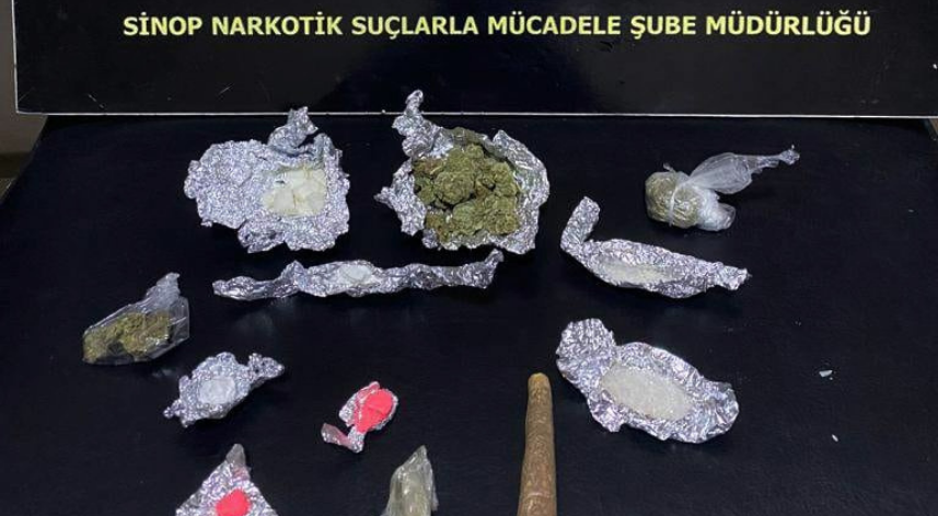 Sinop'ta uyuşturucu operasyonunda 9 şüpheli yakalandı