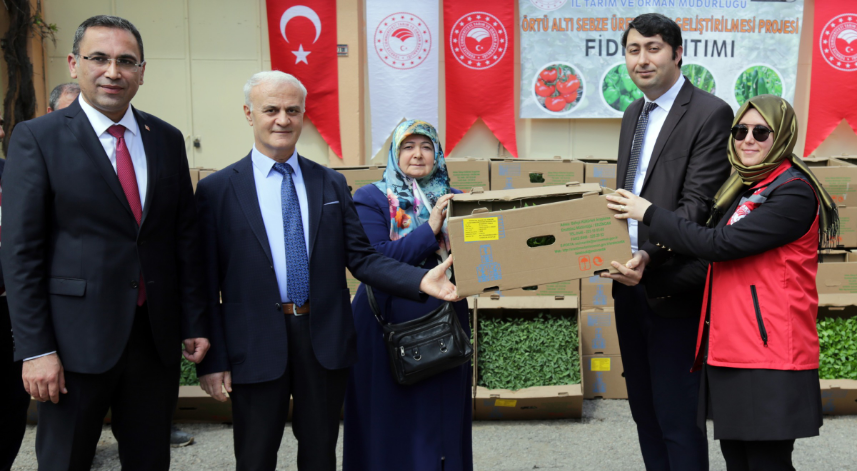 Gümüşhane’den 195 bin sebze fidesi toprakla buluşacak