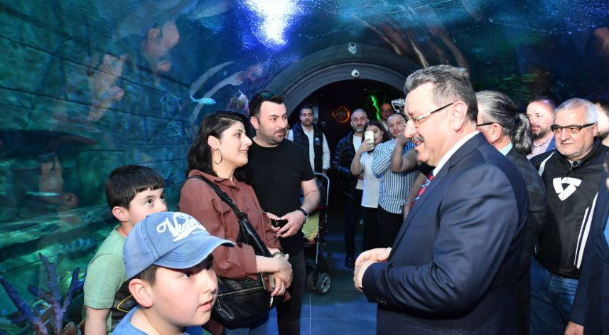 Trabzon Akvaryumu'nu bir yılda 293 bin 718 kişi ziyaret etti